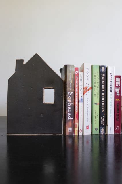 Unlock the charm of these house-shaped bookends